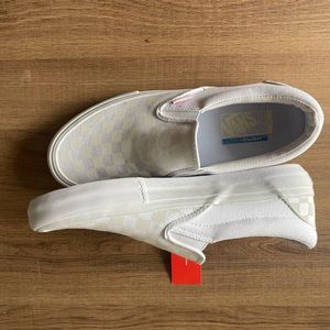 Vans Classic Slip-On Checkerboard Reflective Shoe - Men’s Size:9 /Women’s: 10.5